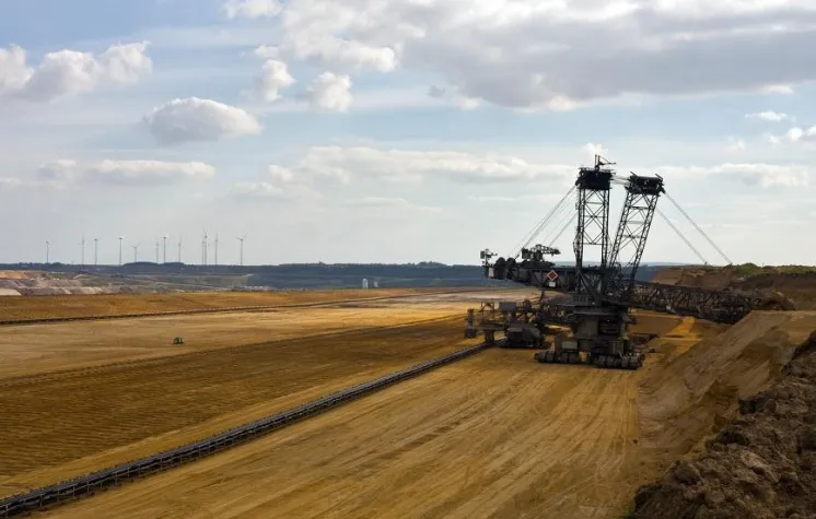 Bild: Datenfunk - Datenübertragung per Funkmodem im Braunkohletagebau