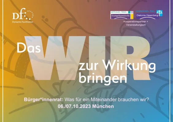 Bild: Bürger*innenrat und Barcamp im Mittelpunkt