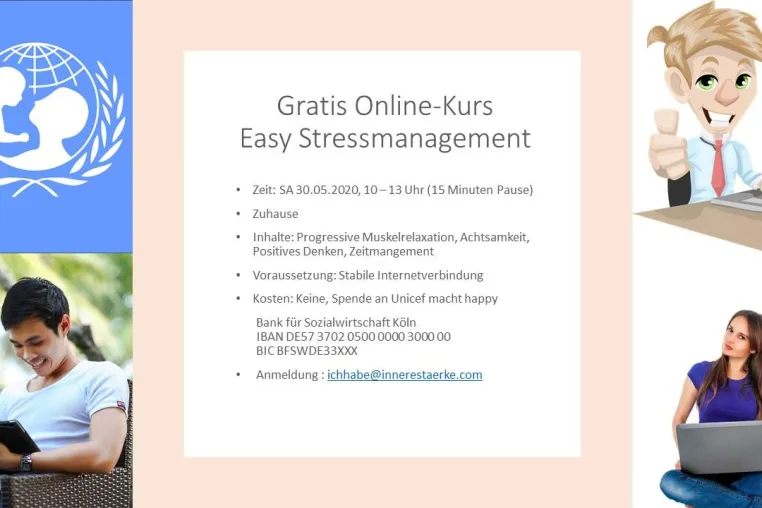 Bild: 30. Mai Stressmanagement Kompakt Kostenfrei Online