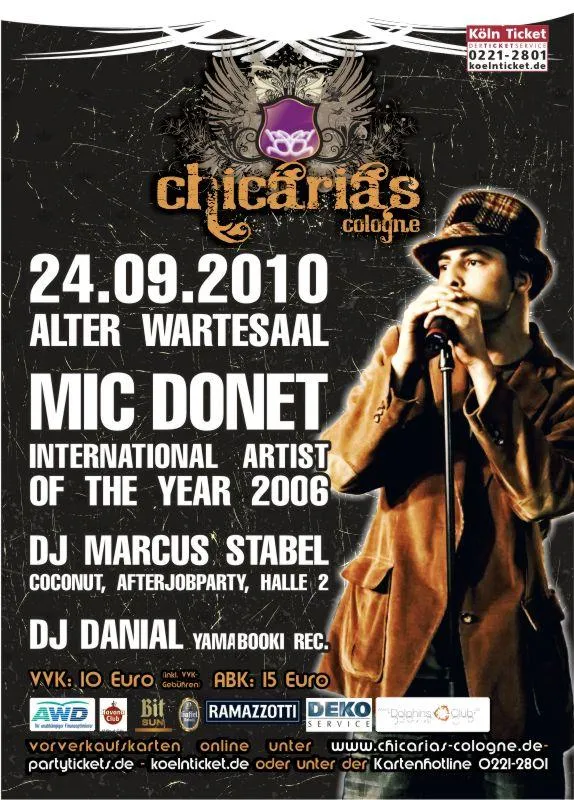 Chicarias Cologne feat. MIC DONET