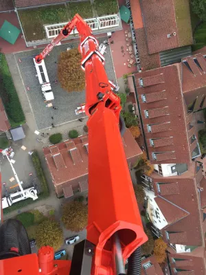 Bild: Arbeiten in 75 Metern Höhe