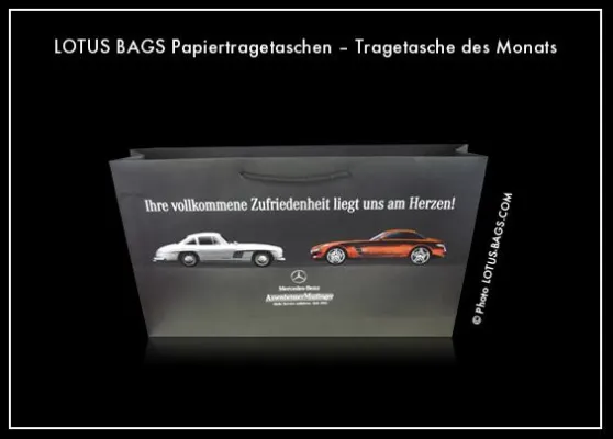 Bild: LOTUS BAGS Papiertragetaschen – Tragetasche des Monats