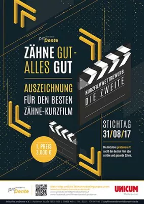 Bild: Jetzt bewerben beim proDente Kurzfilmwettbewerb 2017