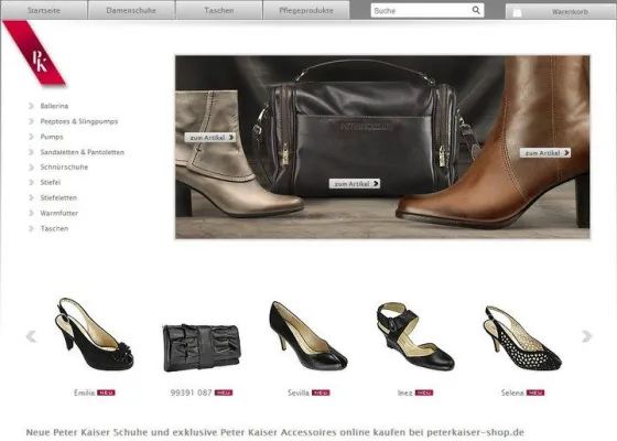 Bild: Erfolgreicher Relauch des exklusiven Peter Kaiser Onlineshops