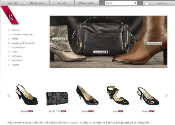 Bild: Erfolgreicher Relauch des exklusiven Peter Kaiser Onlineshops