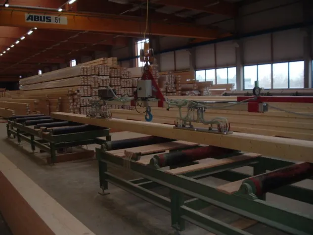 Bild: Vakuumhebegerät für Holzindustrie - AERO-LIFT machts möglich