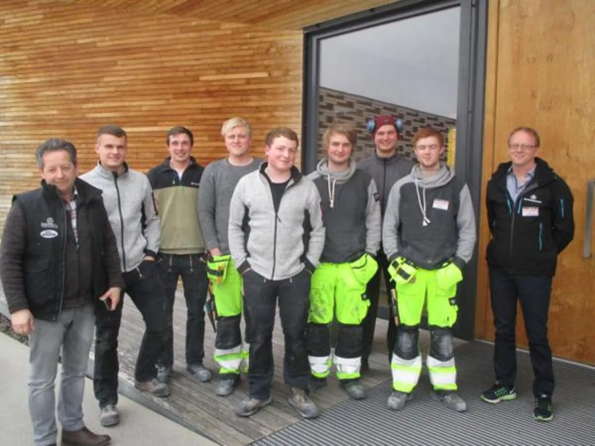 Baufritz Azubi-Austausch mit Norwegischen Zimmerern