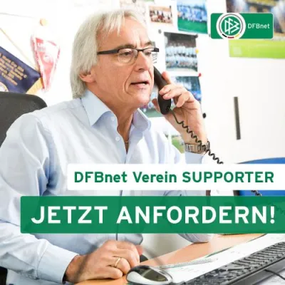 Bild: Erfolgreicher Start des DFBnet Verein SUPPORTER