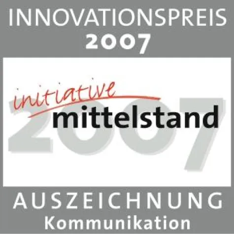 Bild: Marktstart mit Auszeichnung: Initiative Mittelstand verleiht InnovationsPreis 2007 an Voxtron agenTel