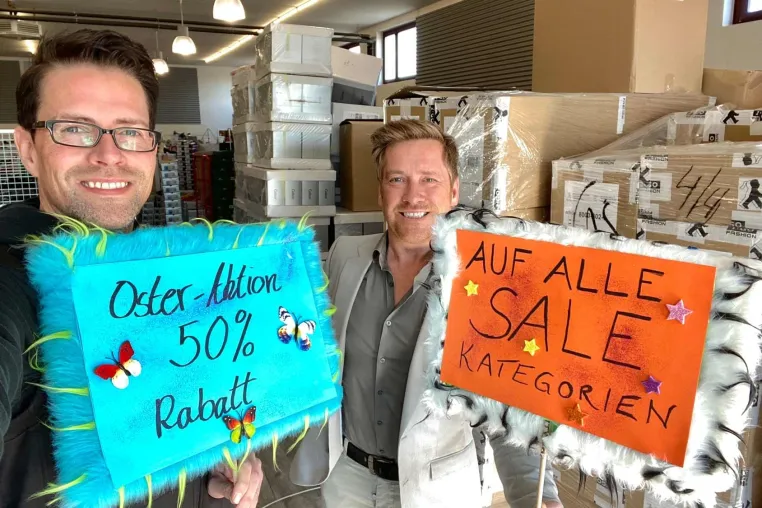 Mega Aktion zu Ostern bei schuhplus: 50% Rabatt auf große Schuhe im SALE Bild: Mega Aktion zu Ostern bei schuhplus: 50% Rabatt auf große Schuhe im SALE