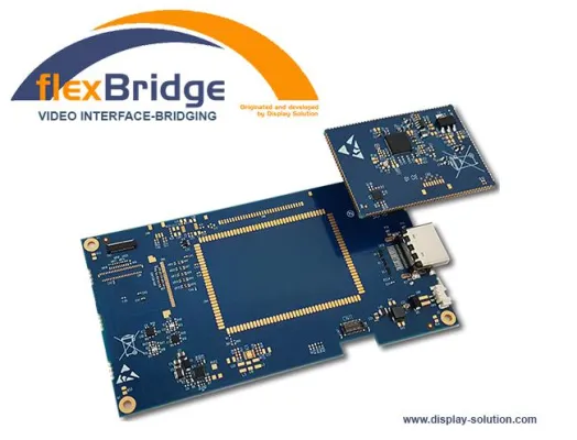 Bild: Neues flexBridge HDMI zu MIPI-DSI Interface-Bridging für TFT Displays
