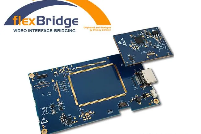 Neues flexBridge HDMI zu MIPI-DSI Interface-Bridging für TFT Displays Bild: Neues flexBridge HDMI zu MIPI-DSI Interface-Bridging für TFT Displays