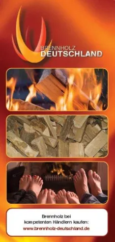 Brennholzflyer für den Fachhandel Bild: Brennholzflyer für den Fachhandel