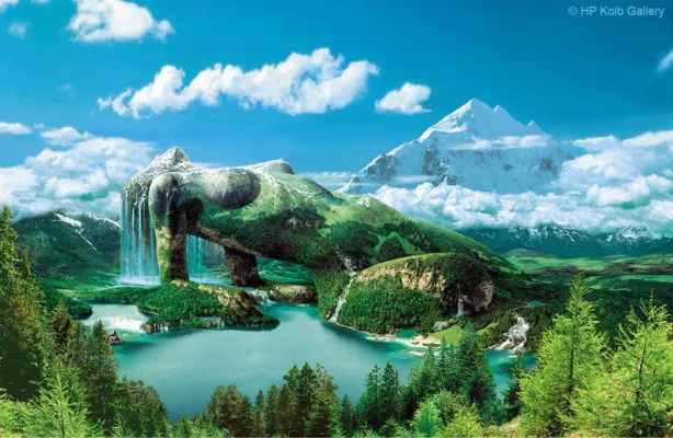 Bild: Composing virtueller Landschaften mit HP Kolb - und SIE entscheiden mit