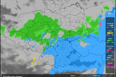 Bild: Wintersport : Am Wochenende viel Schnee in Bayern erwartet