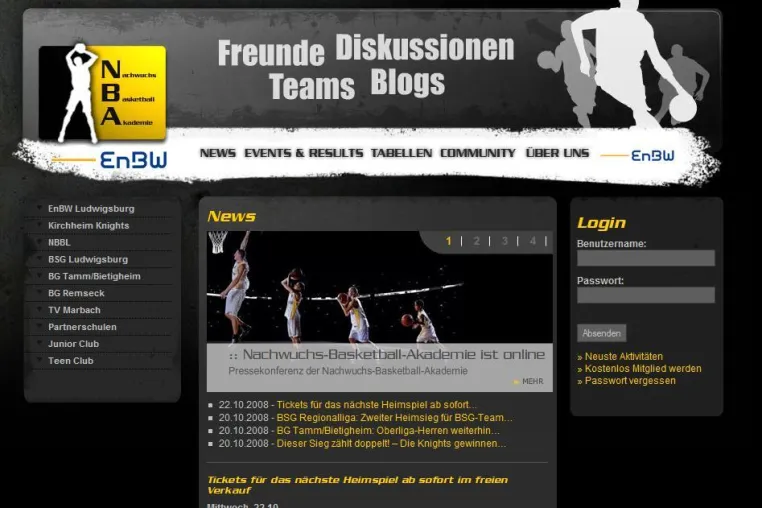 Start der Nachwuchs-Basketball-Akademie (NBA) Community unter nba-akademie.de Bild: Start der Nachwuchs-Basketball-Akademie (NBA) Community unter nba-akademie.de