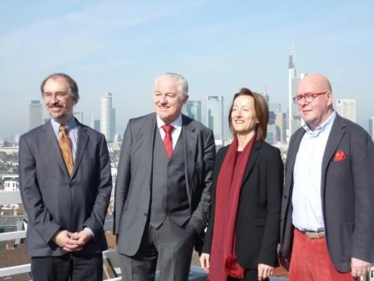 v.l.: Prof. Hillert, Prof. Pohl, Gräfin Pilati, Prof. Elger