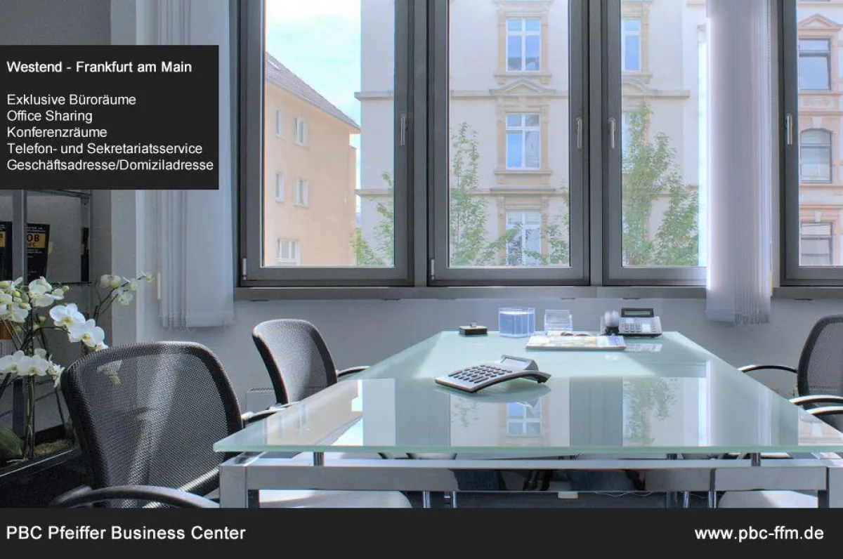 Kleine Büros oder Geschäftsadresse in guter Lage von Frankfurt mieten: PBC Pfeiffer Business Center
