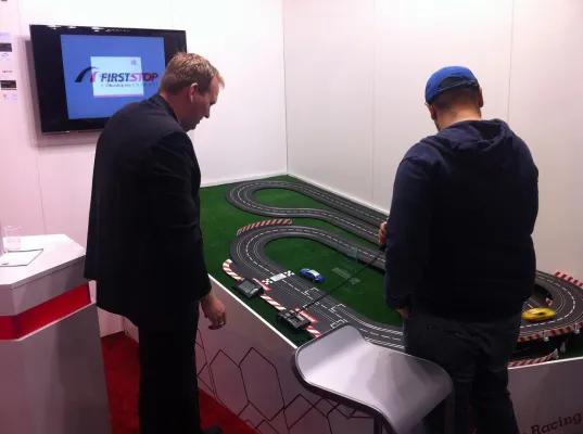 Bild: DESK gab mit der TyreLine auf der diesjährigen Reifen mächtig Gas