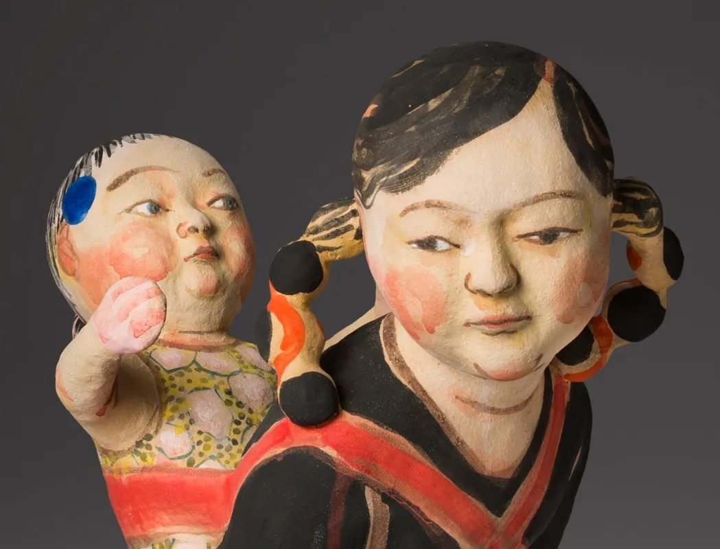 Akio Takamori, Girl in braids, 2015 (© Kunstforum Solothurn)