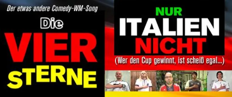 Bild: Comedy-Song trifft Nerv deutscher Fans: „Nur Italien nicht! (Wer den Cup gewinnt, ist scheiß egal...)“