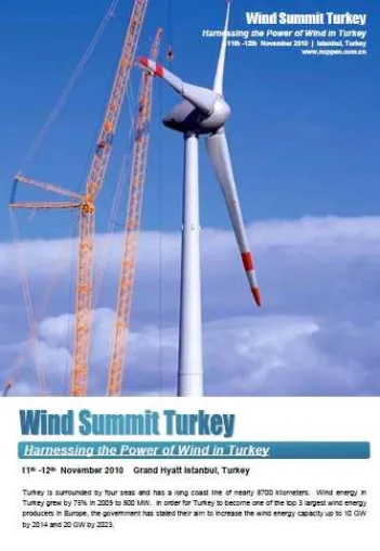 Bild: Windenergy Summit Türkei in Istanbul 2010: Chinas Windenergieunternehmen "greifen an"