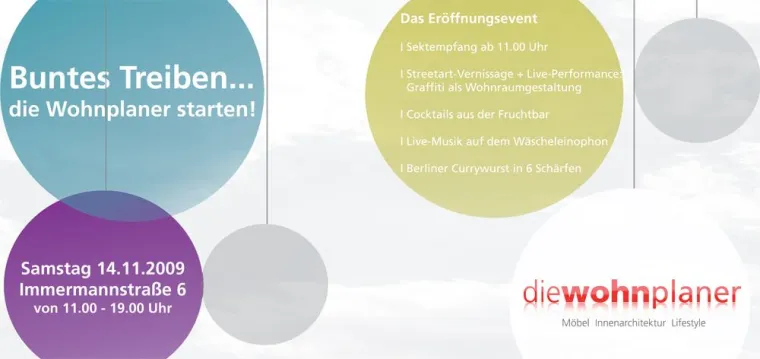 NEUES GESCHÄFTSKONZEPT IN DÜSSELDORF - DIE WOHNPLANER STARTEN - Termin: 14. Nov. von 11.00 - 19.00 Uhr Bild: NEUES GESCHÄFTSKONZEPT IN DÜSSELDORF - DIE WOHNPLANER STARTEN - Termin: 14. Nov. von 11.00 - 19.00 Uhr