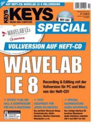 KEYS Sonderheft mit Steinberg WaveLab LE 8 Vollversion Bild: KEYS Sonderheft mit Steinberg WaveLab LE 8 Vollversion