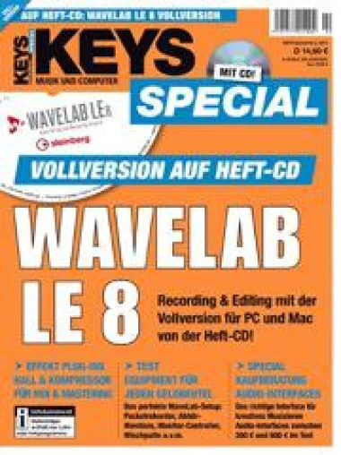 Bild: KEYS Sonderheft mit Steinberg WaveLab LE 8 Vollversion