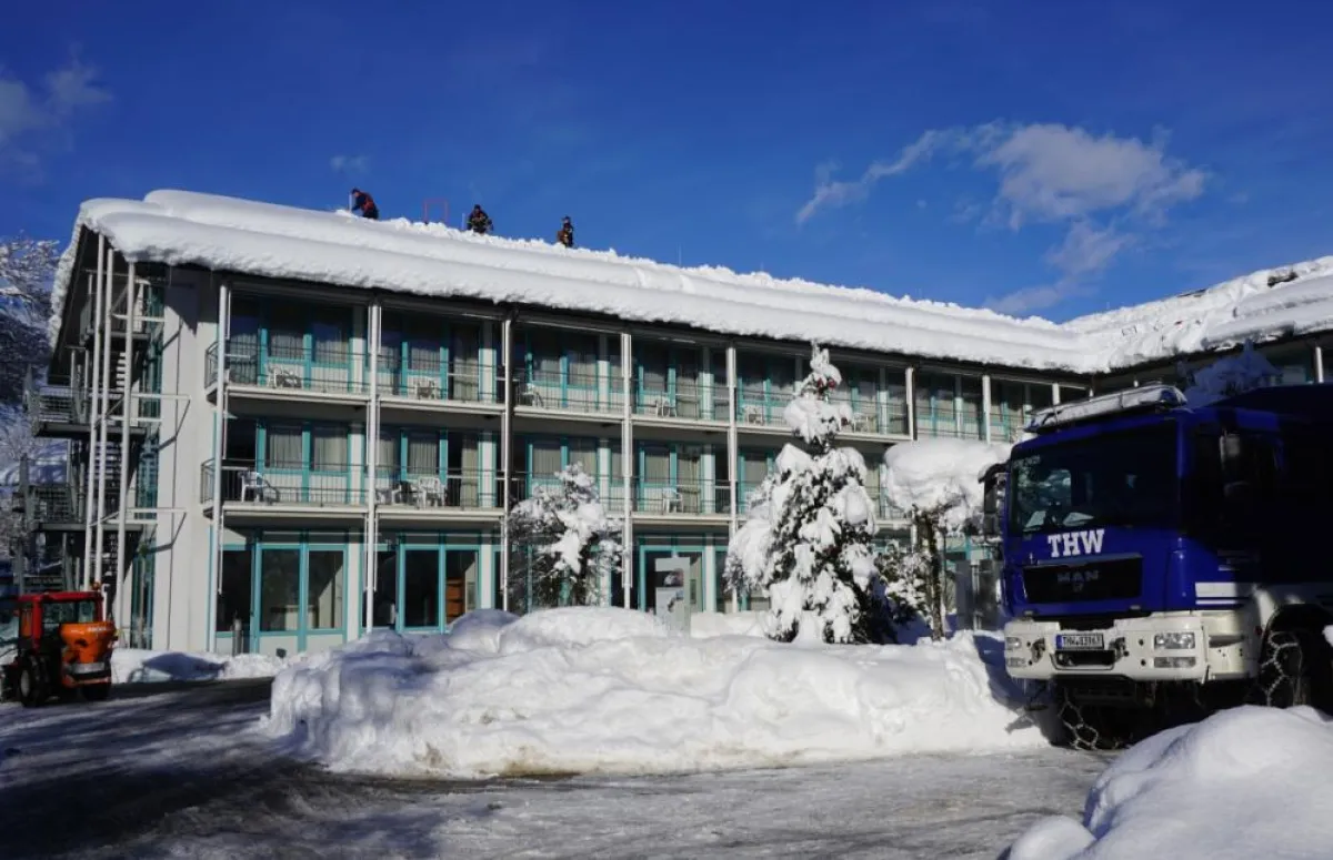 Schön Klinik Berchtesgadener Land bereitet sich auf Neuschnee vor