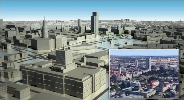 Bild: TITAN - Automatische Generierung von georeferenzierten 3D-Modellen beliebiger Gebiete der Erde