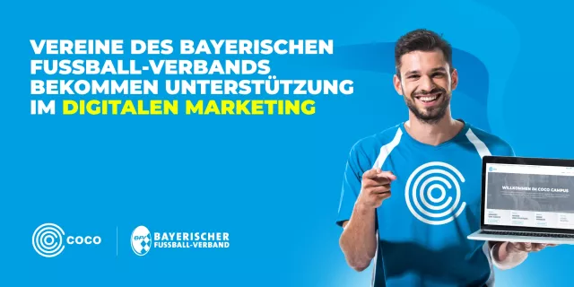 Bild: Vereine des Bayerischen Fußball-Verbands bekommen Unterstützung im digitalen Marketing 