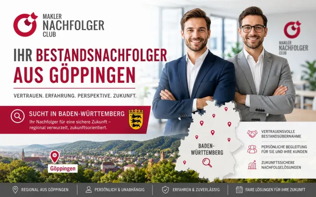Bild: Maklerbestand verkaufen in Göppingen und Baden-Württemberg 