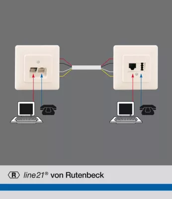 Bild: Gebäudetechnik-Lösung des Monats - DSL-Netzwerke über vorhandene Telefonkabel