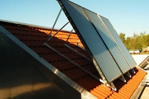 Bild: Perfekt positionierte Sonnenkollektoren