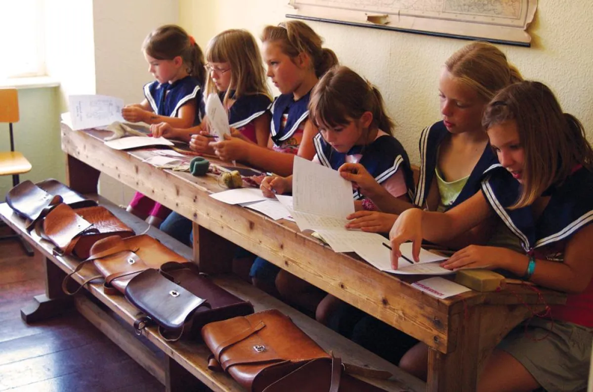 Die alte Schule im Freilichtmuseum Altranft