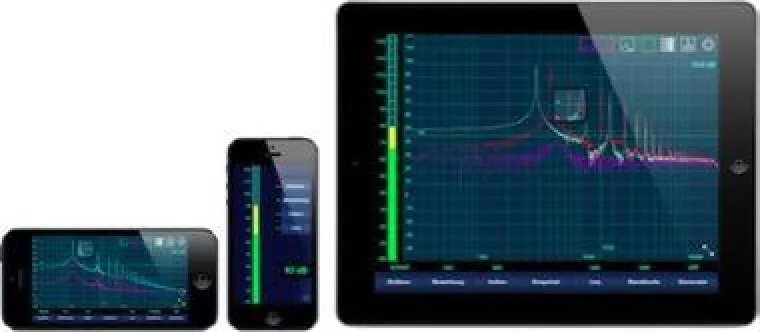 Bild: DSP Mobile Analyzer-App für iOS: Schallpegelmessung und Frequenzanalyse mit iPhone & iPad