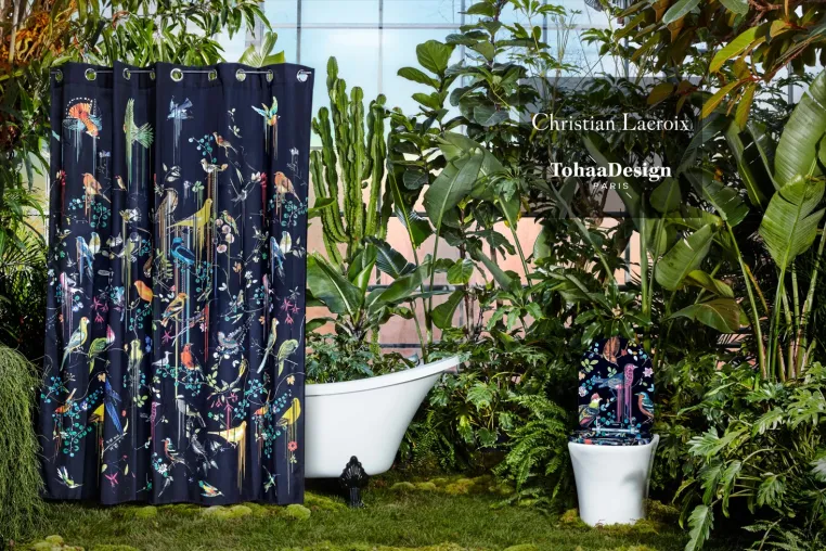 Das Haute Couture-WC: TohaaDesign und Maison Christian Lacroix kreieren die noble Birds Sinfonia-Kollektion Bild: Das Haute Couture-WC: TohaaDesign und Maison Christian Lacroix kreieren die noble Birds Sinfonia-Kollektion