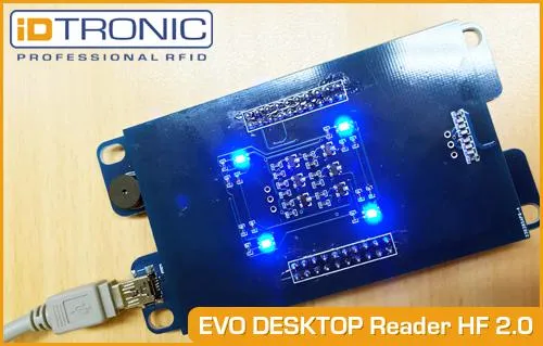 iDTRONICs EVO Desktop Reader HF 2.0 Bild: iDTRONICs EVO Desktop Reader HF 2.0