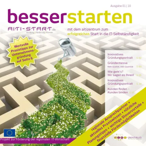 Bild: aiti-Park baut Beratungskonzept für IT-Gründer aus