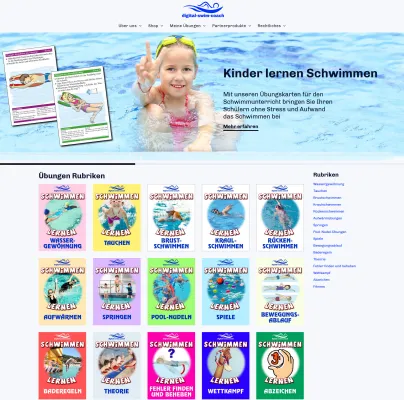 Kindern das Schwimmen beibringen: Alle Hilfsmittel jetzt online bei digital-swim-coach Bild: Kindern das Schwimmen beibringen: Alle Hilfsmittel jetzt online bei digital-swim-coach