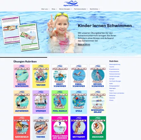 Kindern das Schwimmen beibringen: Alle Hilfsmittel jetzt online bei digital-swim-coach Bild: Kindern das Schwimmen beibringen: Alle Hilfsmittel jetzt online bei digital-swim-coach