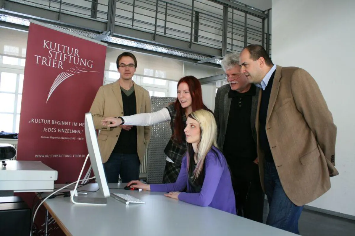 Präsentation der neuen Stiftungswebsite