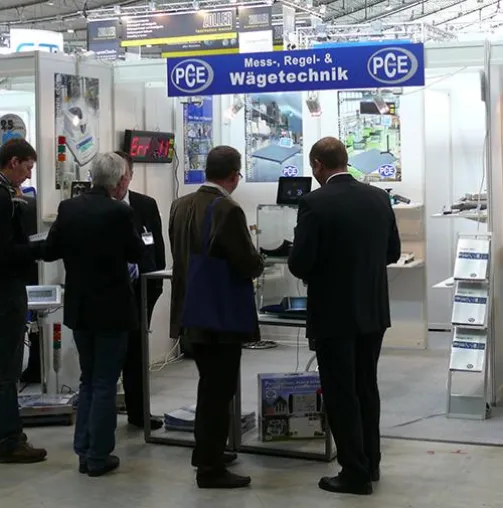 Bild: PCE-Deutschland GmbH bei der CONTROL in Stuttgart