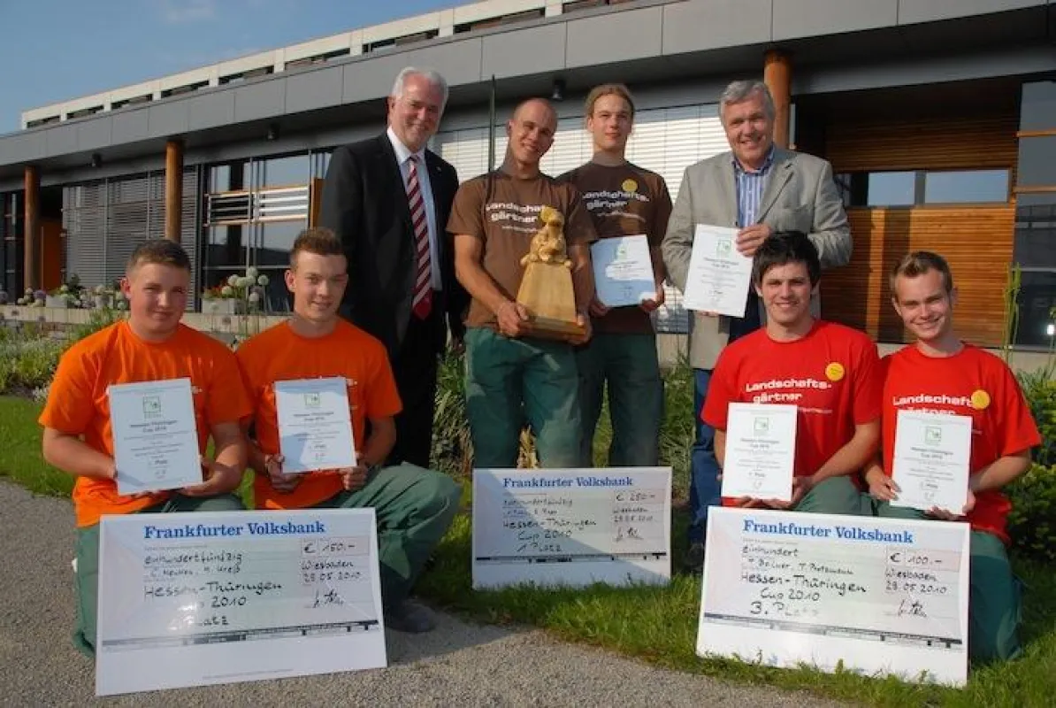 Die Gewinner der ersten drei Plätze beim Hessen-Thüringen Cup 2010 (Foto: M. Rahm)