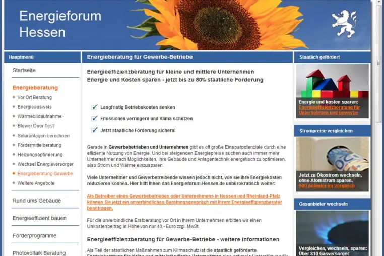 Energieeffizienzberatung für Unternehmen: Klima schützen und Geld sparen Bild: Energieeffizienzberatung für Unternehmen: Klima schützen und Geld sparen