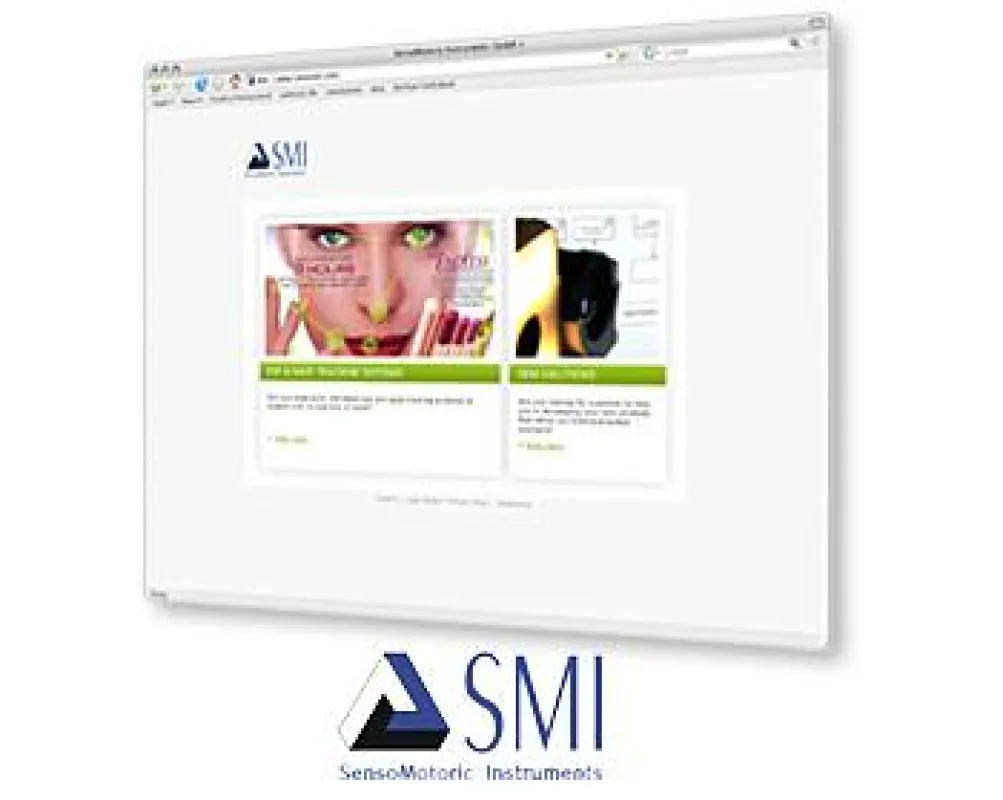Neue Internetpräsenz von SensoMotoric Instruments