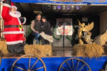 Bild: Schoko-Nikoläuse für Kinder auf dem Adventsmarkt Altenessen