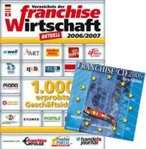 Bild: Verzeichnis der FranchiseWirtschaft 2006/2007: 1.000 Franchise- und Lizenzangebote für Existenzgründer