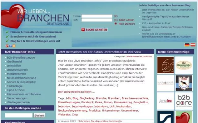 Bild: Unternehmer im Interview bei Wir-Lieben-Branchen